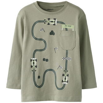 Name It Bluse - NmmVilian - Shadow/Racing