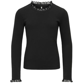 Kids Only Bluse - Rib - KogLeslie - Sort