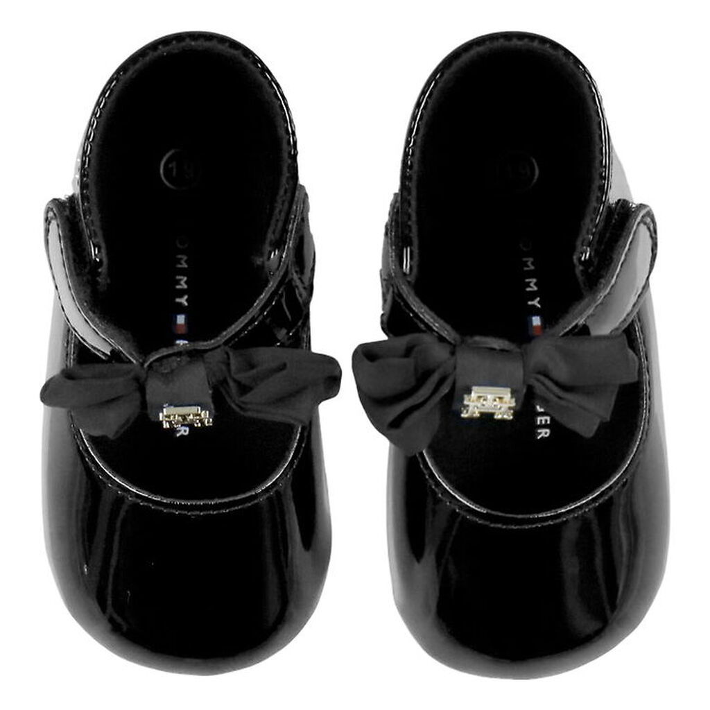 Tommy Hilfiger Ballerina Hjemmesko - Black/Sløjfe