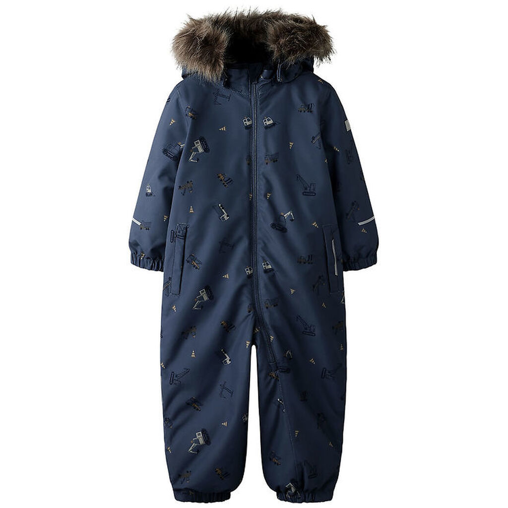 Name It Flyverdragt - NmmSnow10 - Noos - Vintage Indigo/Work