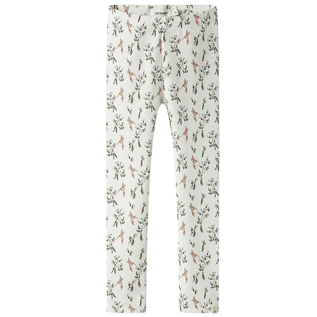 Lil Atelier Leggings - NmfLavo - Coconut Milk