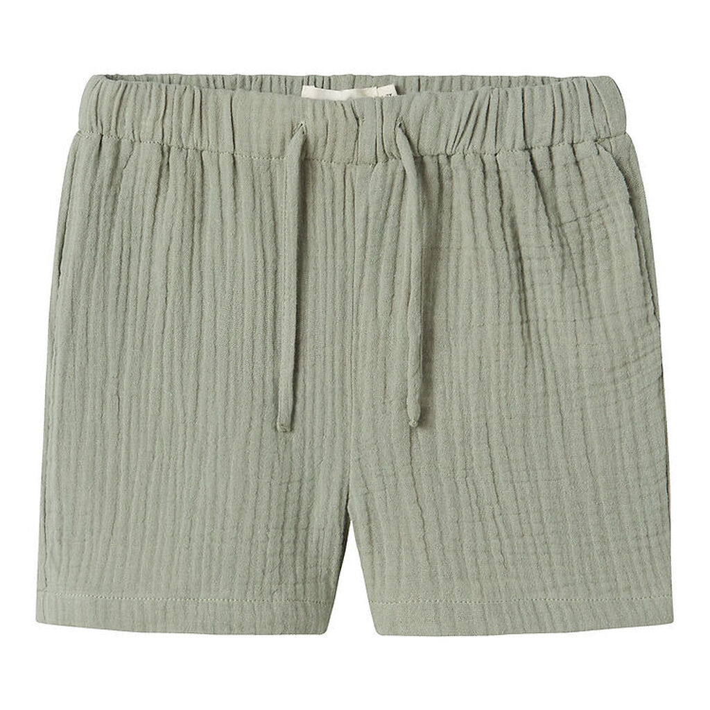 Lil' Atelier Shorts - Musselin - NmmJanu - Seagrass