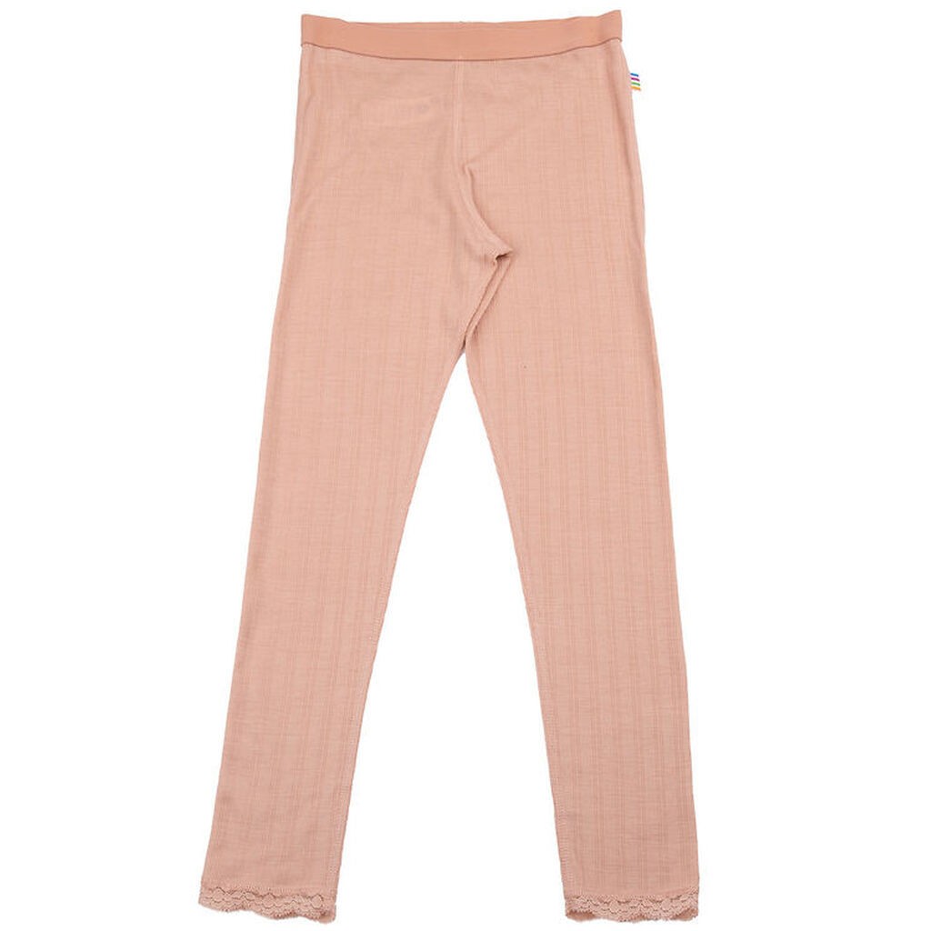 Joha Leggings - Uld/Silke - Fersken