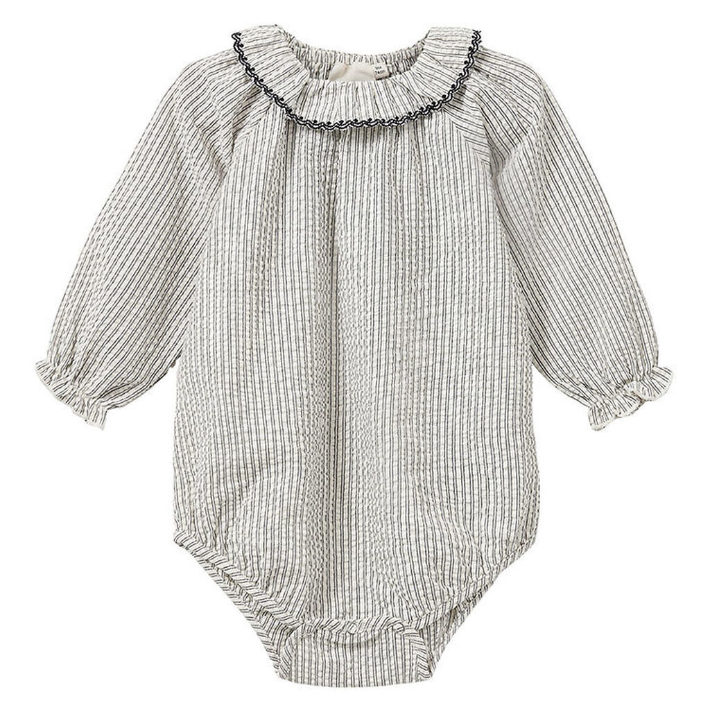 Sofie Schnoor Body l/æ - Black Thin Stripe