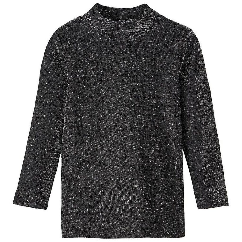 Name It Bluse - NmfRota - Sort m. Sølvglimmer