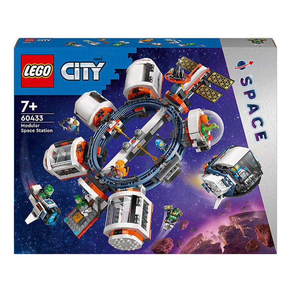 LEGOÂ® City - Modulopbygget Rumstation 60433 - 1097 Dele