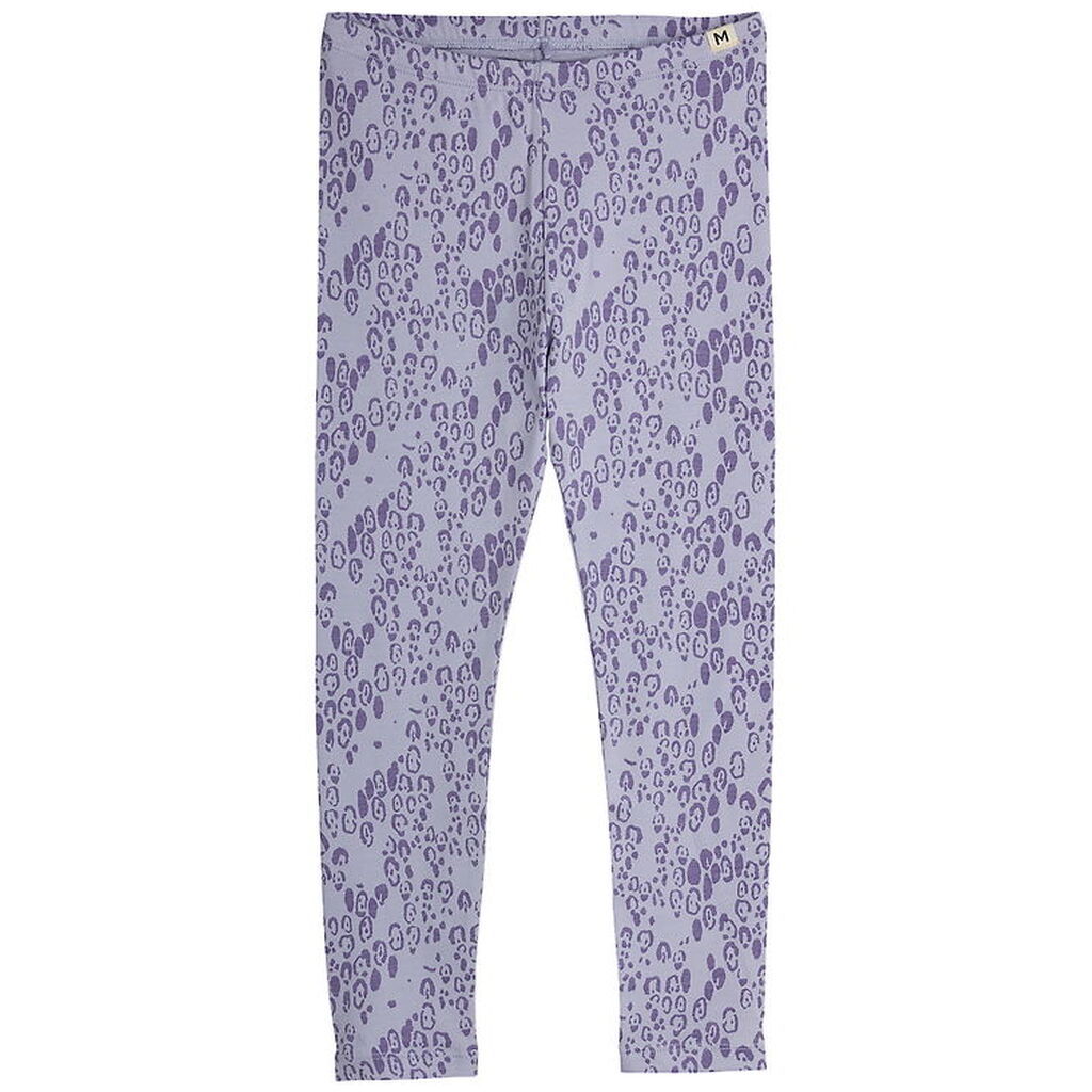 Mini Rodini Leggings - Leopard - AOP - Purple