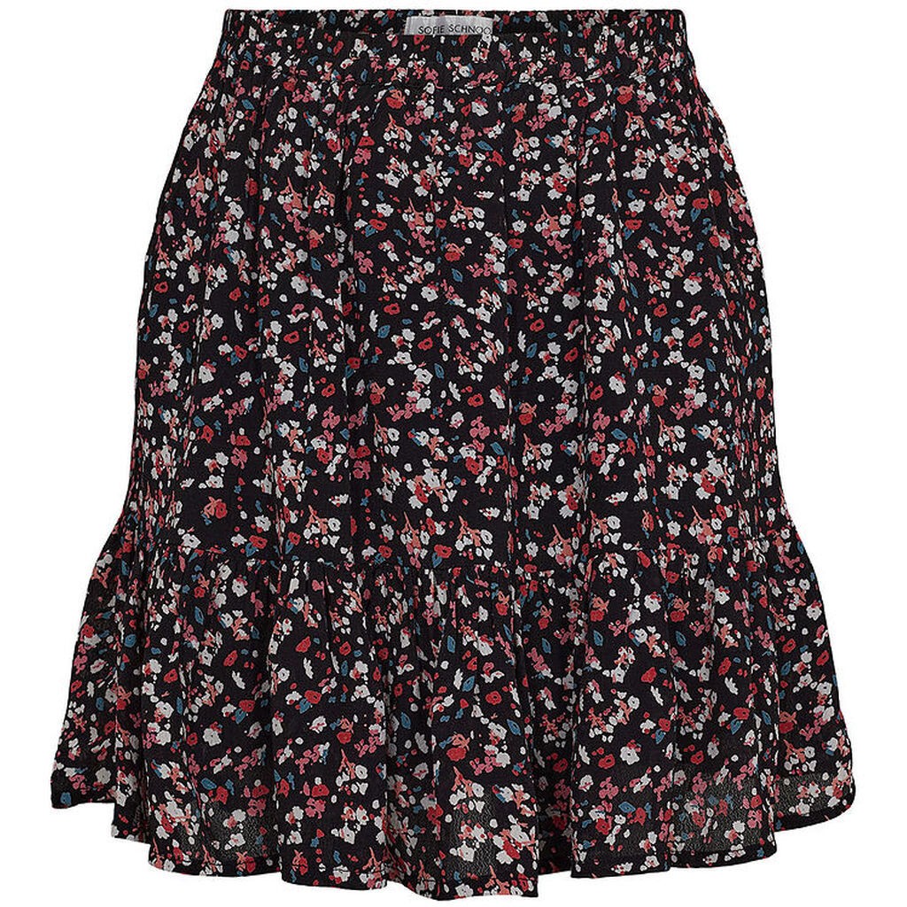 Sofie Schnoor Nederdel - Black Flower
