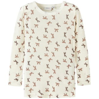 Name It Bluse - Uld - NmfWang - Snow White/Bows