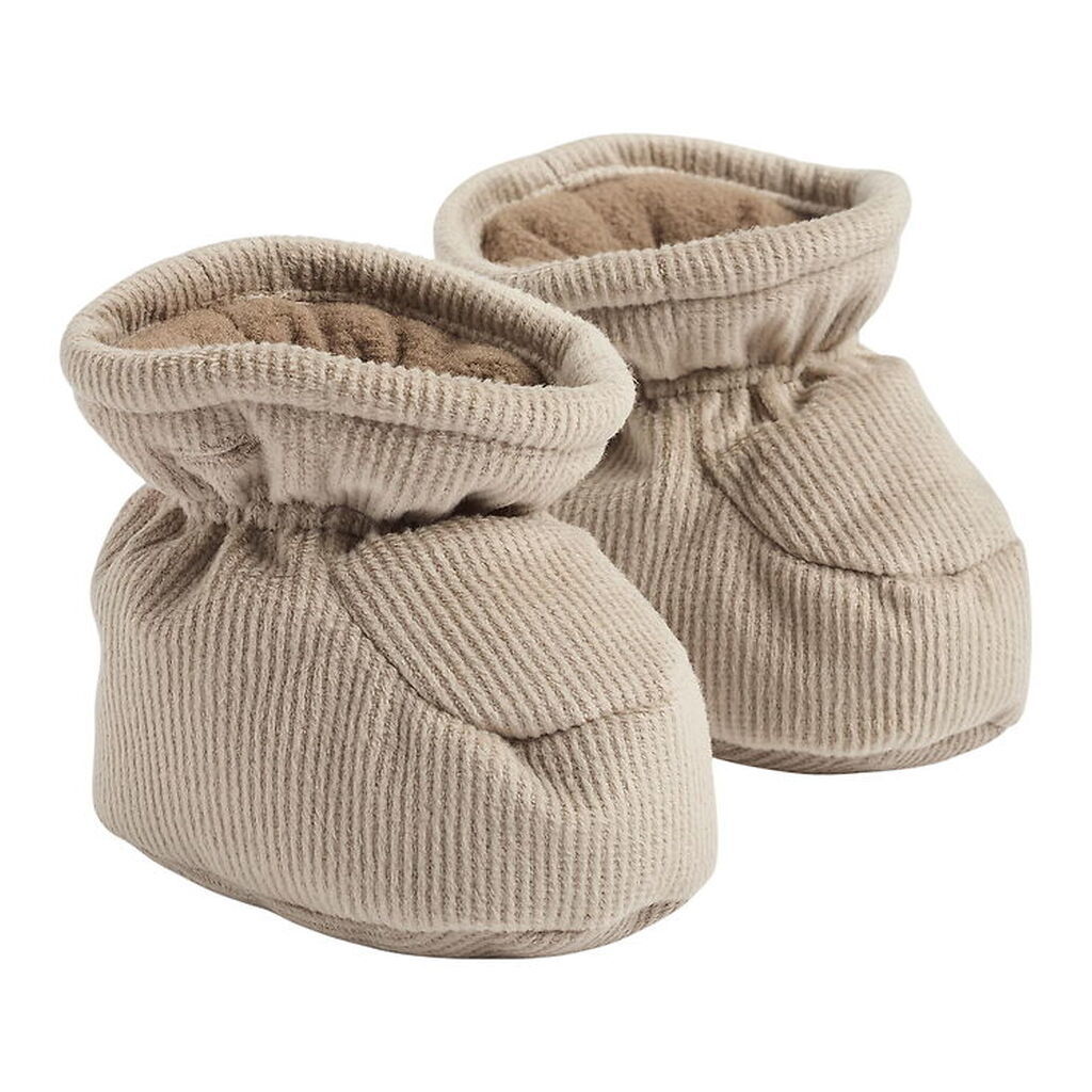 Wheat Overtrækssko m. Fleece - Fløjl - Fuffa - Grey Stone