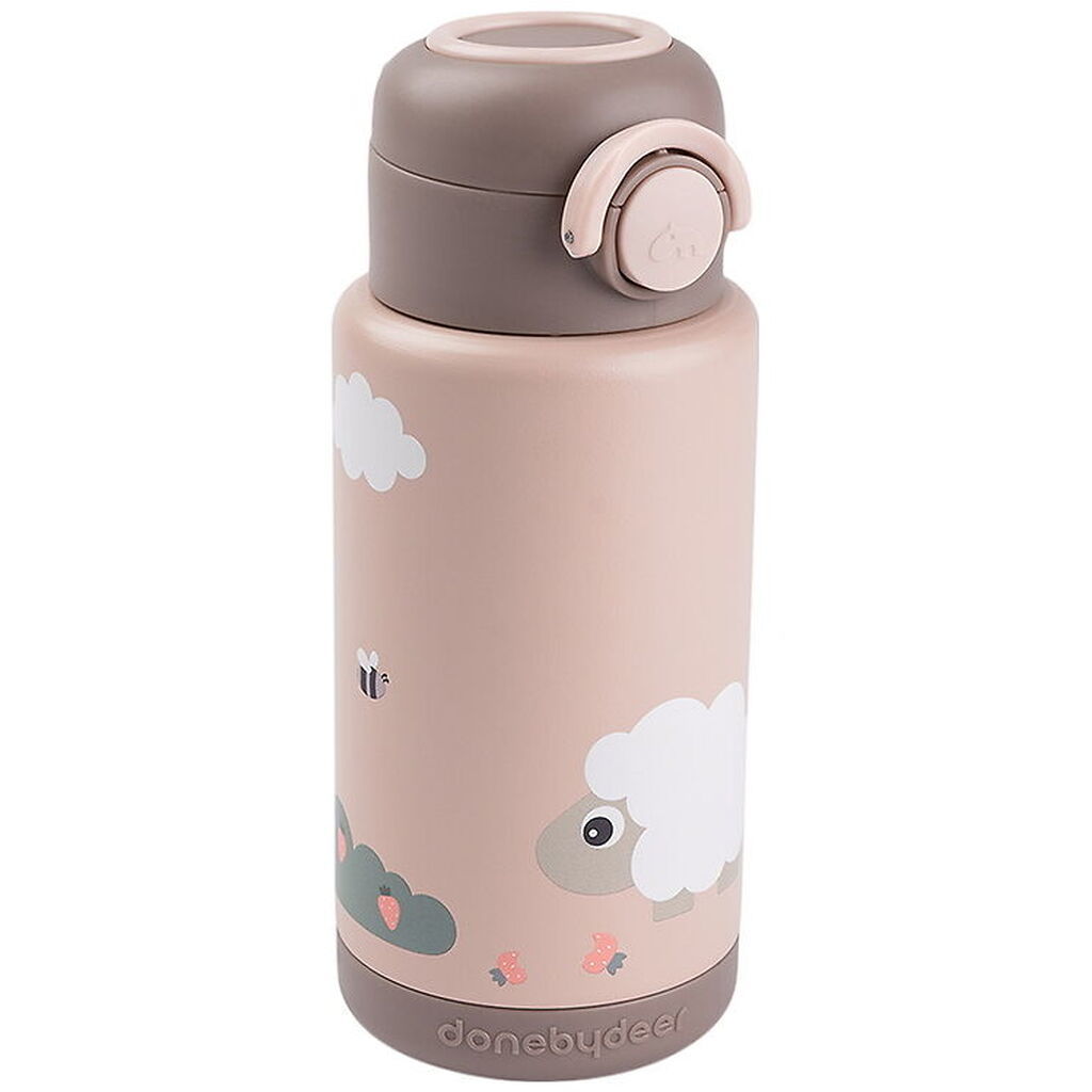 Done by Deer Termoflaske - 340 ml - Tiny Farm - Pudder