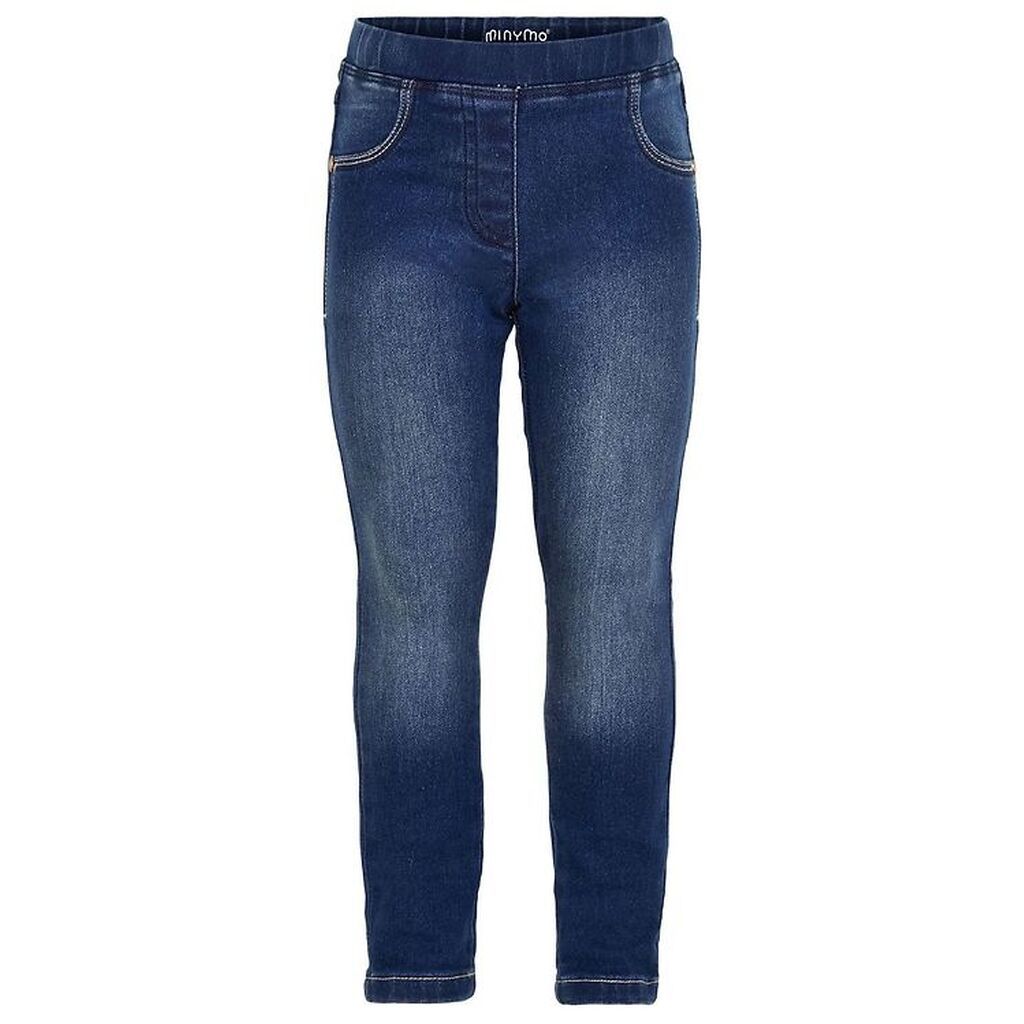 Minymo Jeggings - Stretch Slim Fit - Blå