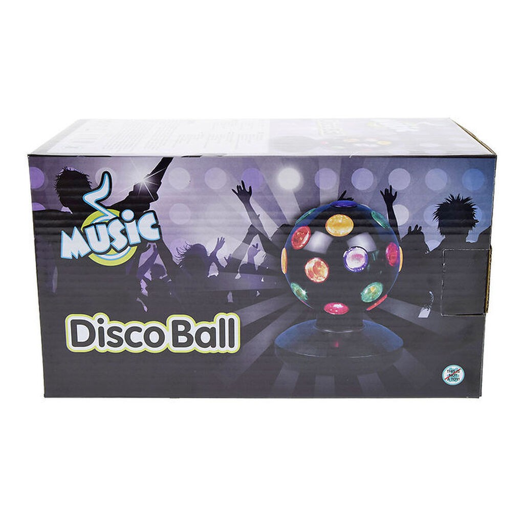 Music Diskokugle - 10 cm - sort