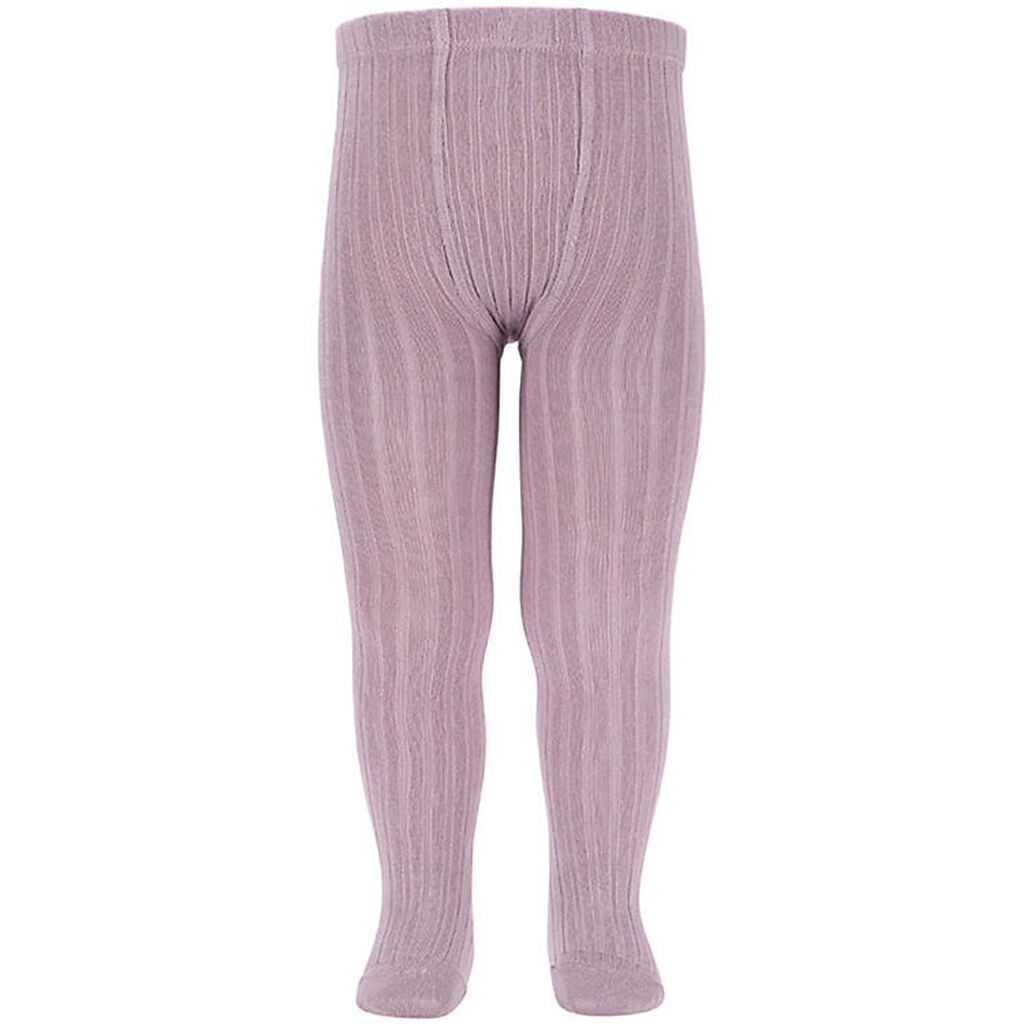 Condor Strømpebukser - Rib - Pearl