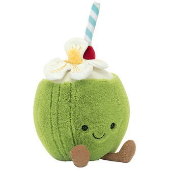 Jellycat Bamse - 11x9 cm - Amuseables Aruba Coconut