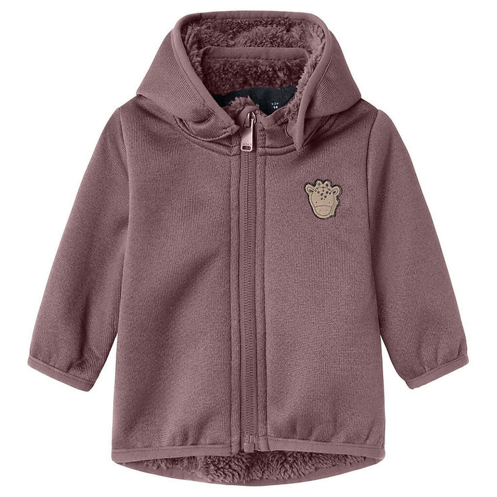Name It Softshelljakke m. Fleece - NbnMada08 - Grape Shake m. Ør