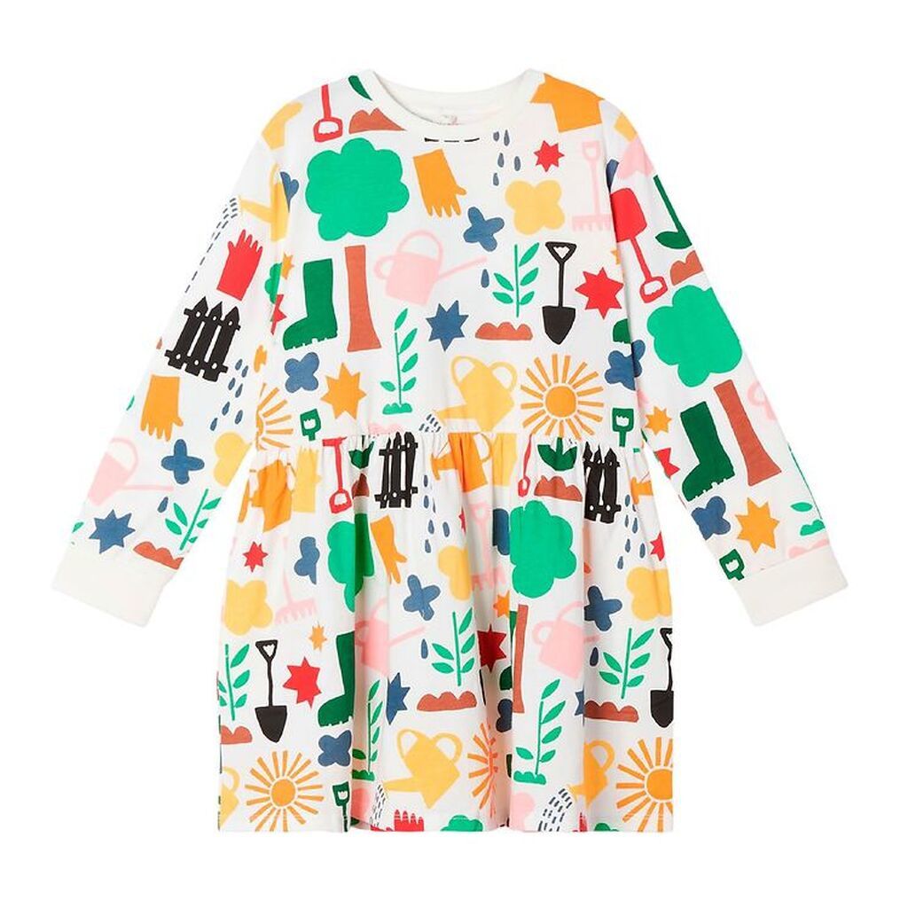 Stella McCartney Kids Kjole - Gardening - Hvid
