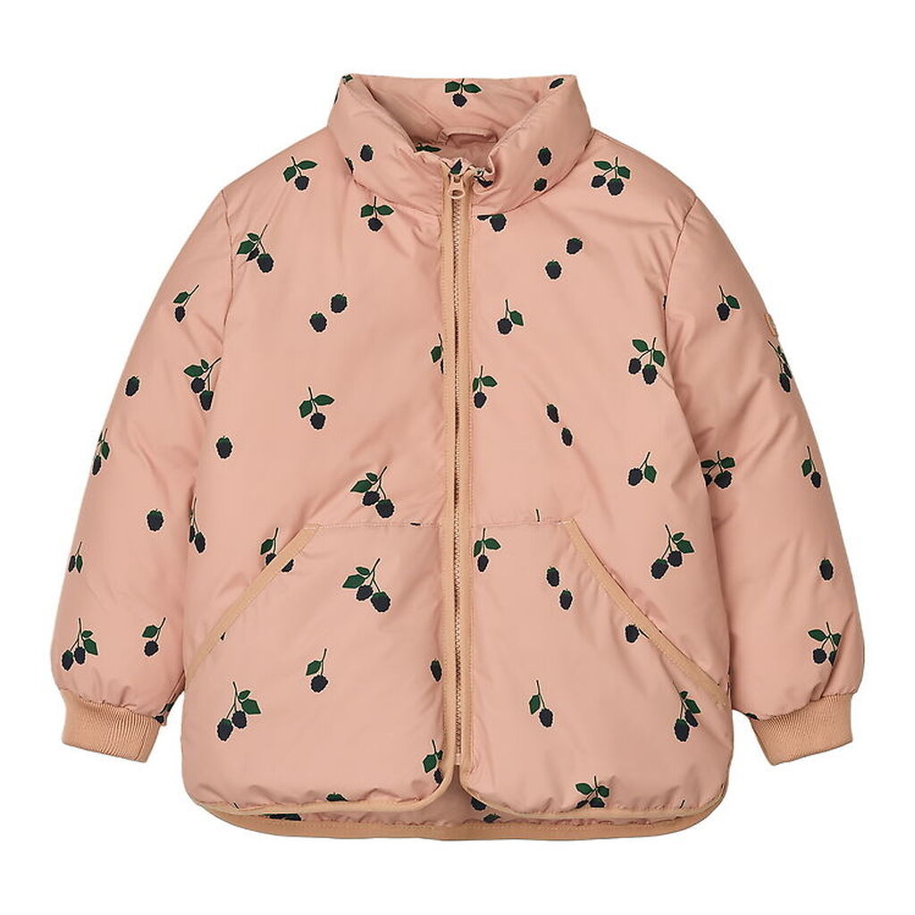 Liewood Dynejakke - Brantley - Berry/Pale Tuscany