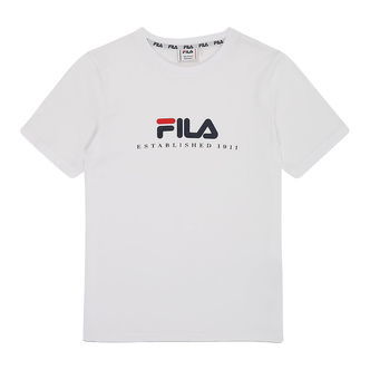 Fila T-shirt - Carisio - Bright White m. Logo