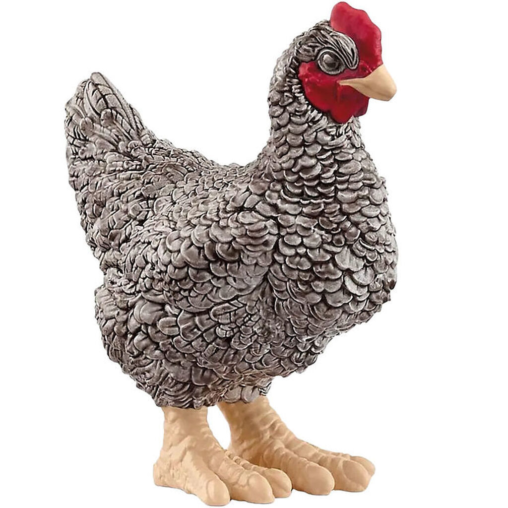 Schleich Wild Life - Plymouth Rock Høne 6,7 cm - 13997