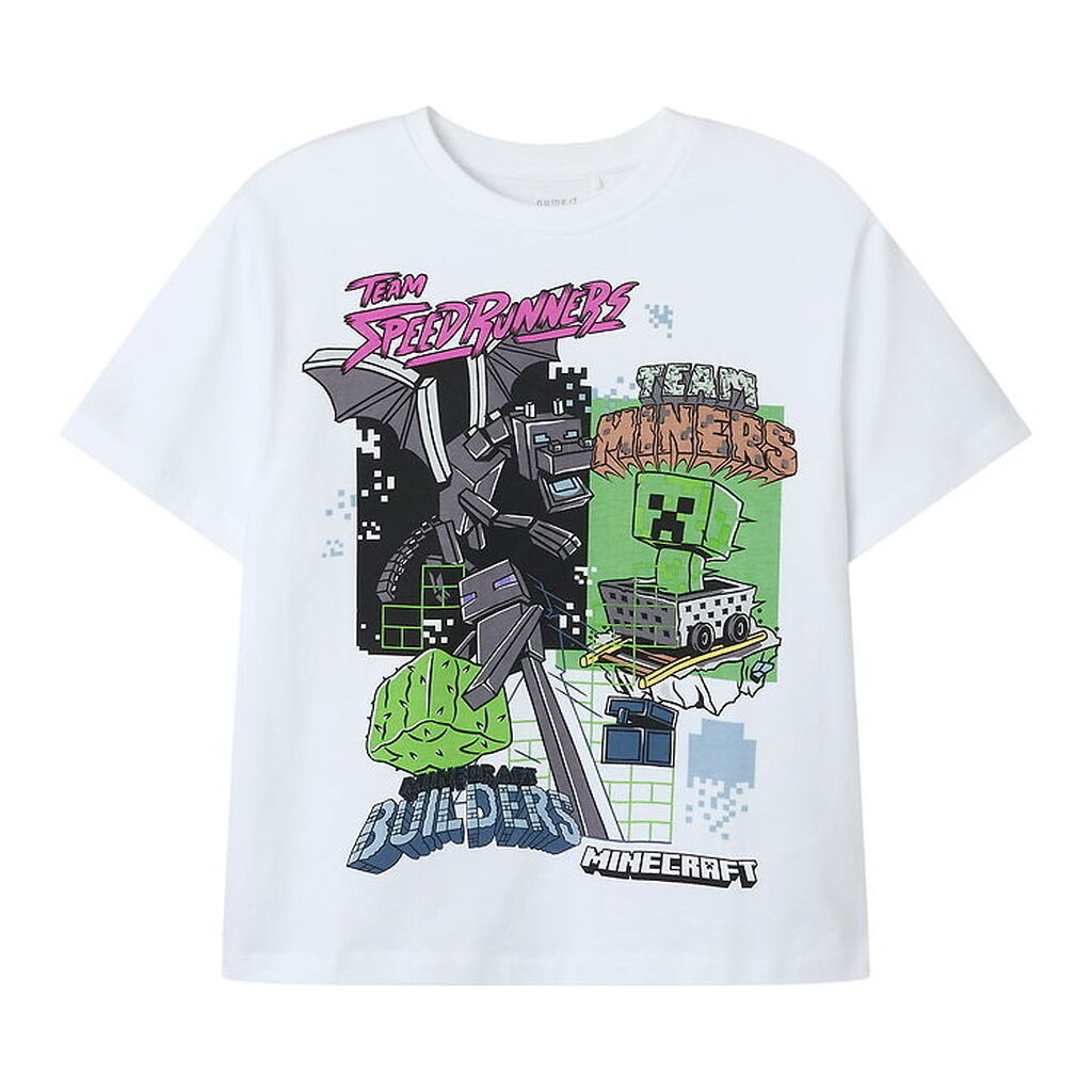 Name It T-shirt - Noos - NkmJahi Minecraft - Bright White