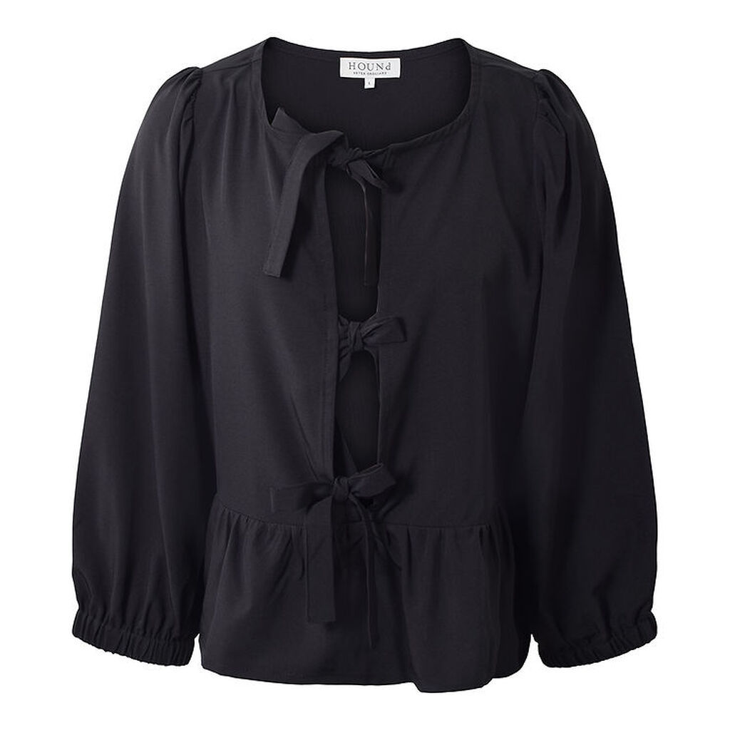 Hound Bluse - Ribbon - Sort