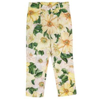 Dolce & Gabbana Bukser - Gul m. Blomster