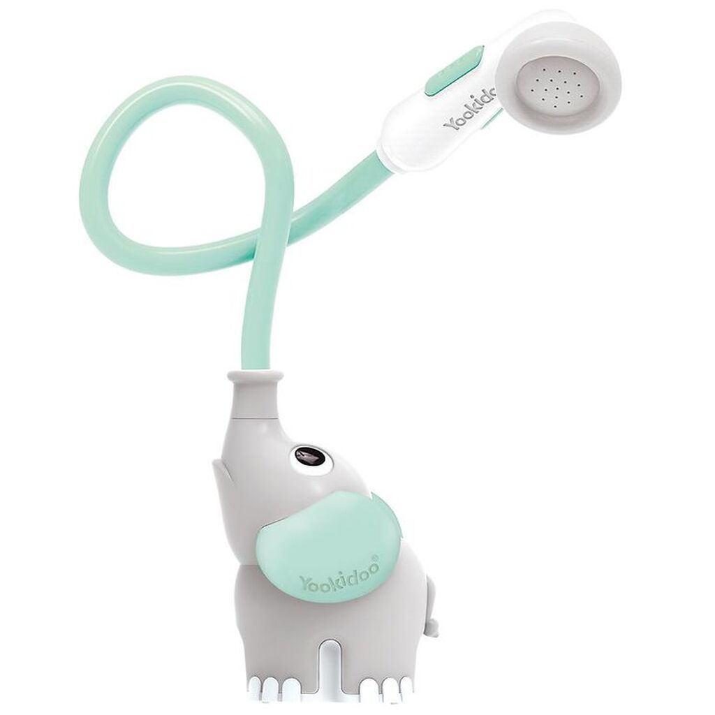 Yookidoo Badelegetøj - Elephant Baby Shower - Turkis