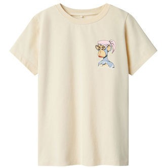 Name It T-shirt - NkfDisara - Summer Sand m. Print