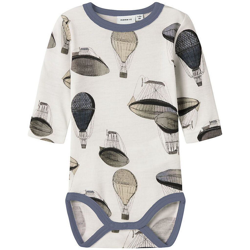 Name It Body l/æ - Uld - NbmWillitus - Snow White/Air Balloon