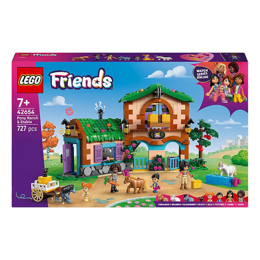 LEGOÂ® Friends - Ponyfarm Og Stald 42654 - 727 Dele