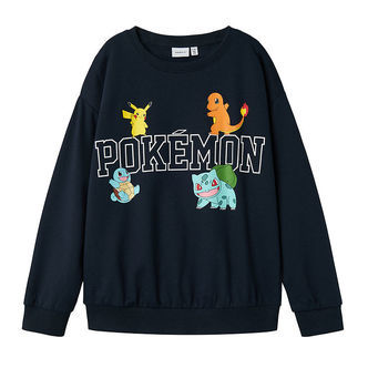 Name It Sweatshirt - Noos - NkmDay Pokémon - Dark Sapphire m. Pr