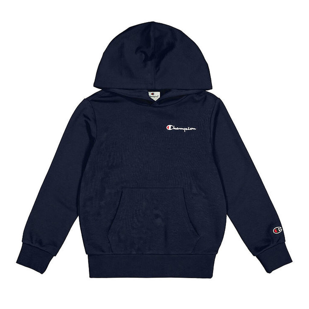 Champion Hættetrøje - Navy m. Logo