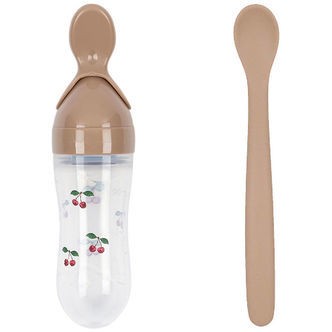 Konges Sløjd Food Feeder m. Flaske/ske - Cherry Blush