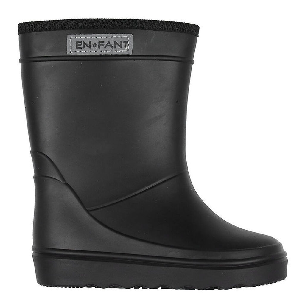 En Fant Gummistøvler - Black