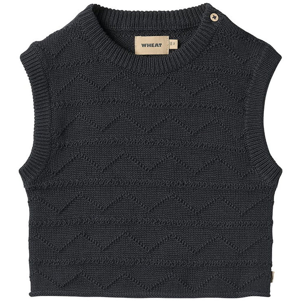 Wheat Vest - Strik - Bobby - Navy
