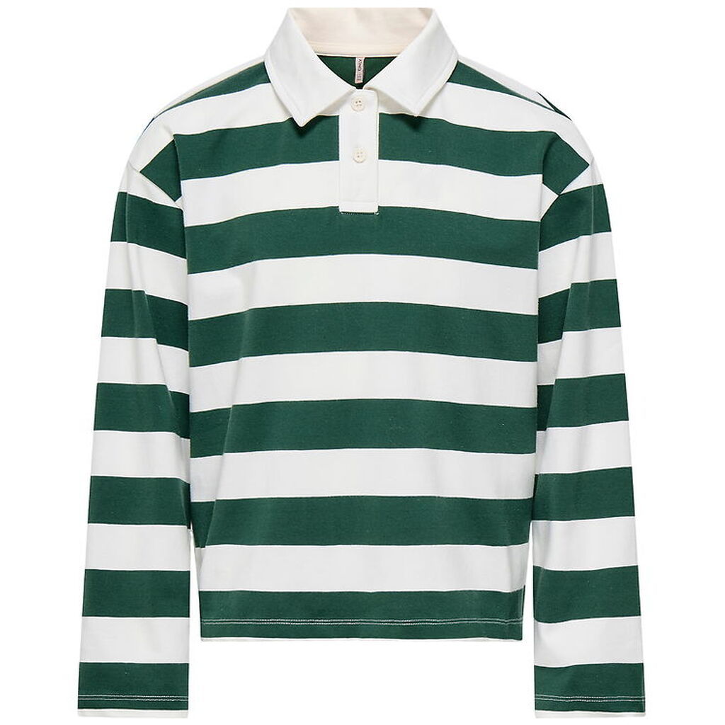 Kids Only Bluse - KogRuby - PineNeedle/Cloud Dancer