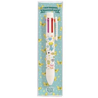 Djeco Kuglepen - Rainbow Pen - 6 Farver - Elodie Nouchen