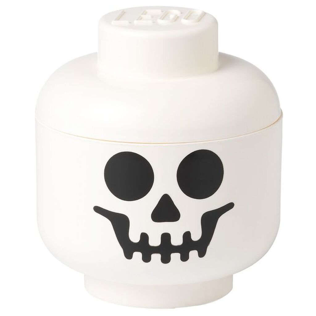 LEGOÂ® Storage Opbevaringsboks - Stor - Hoved - 27 cm - Skelet