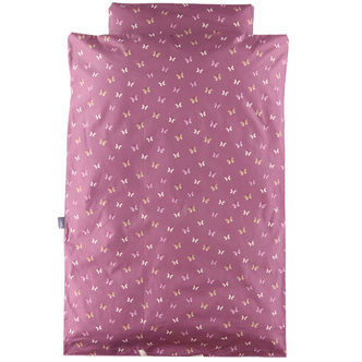 Nørgaard Madsens Sengetøj - Voksen - Mauve m. Sommerfugle