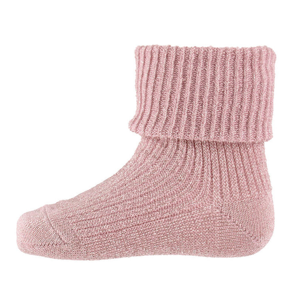 MP Strømper - Bambus - Ida Glitter - Silver Pink