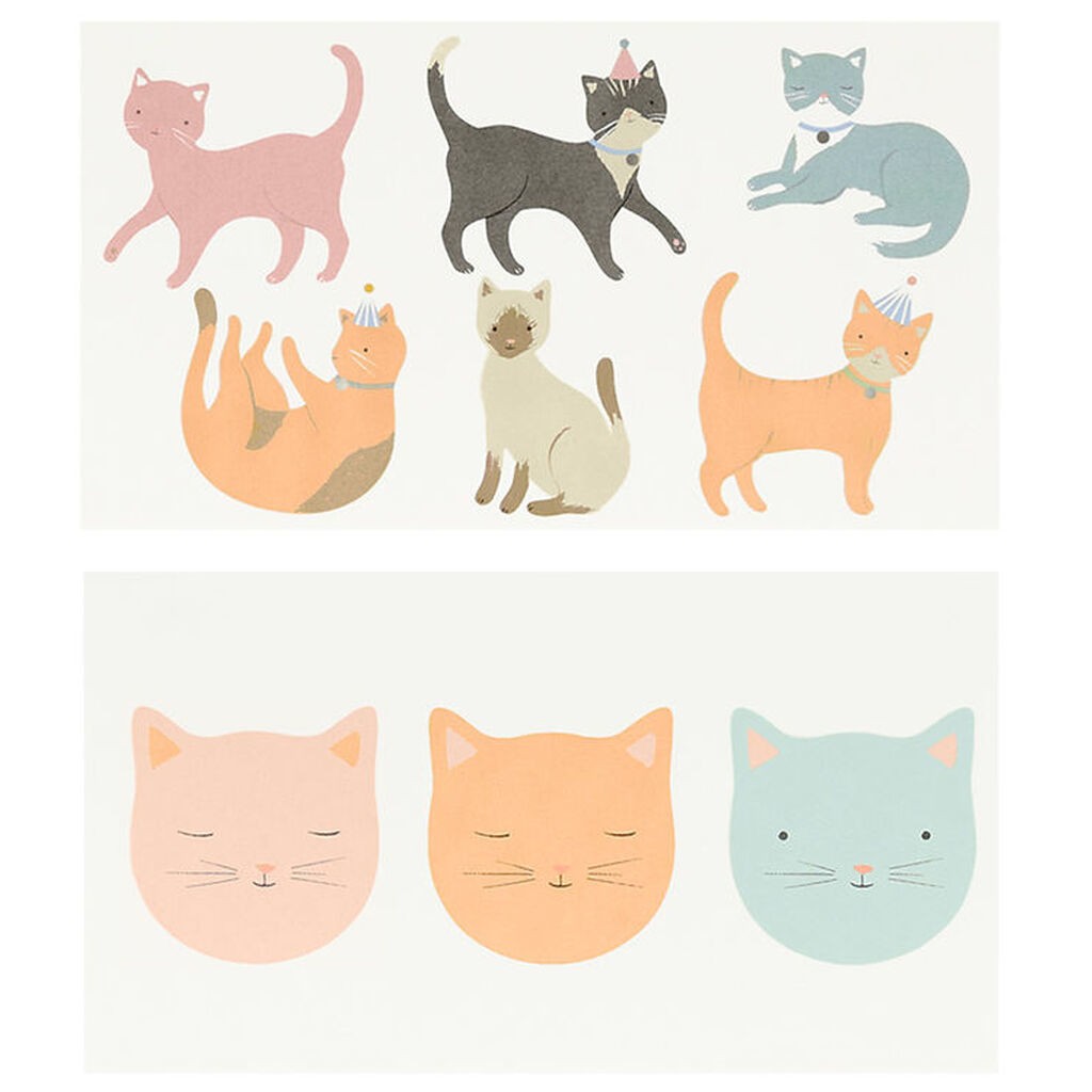 Meri Meri Tatoveringer - Cats