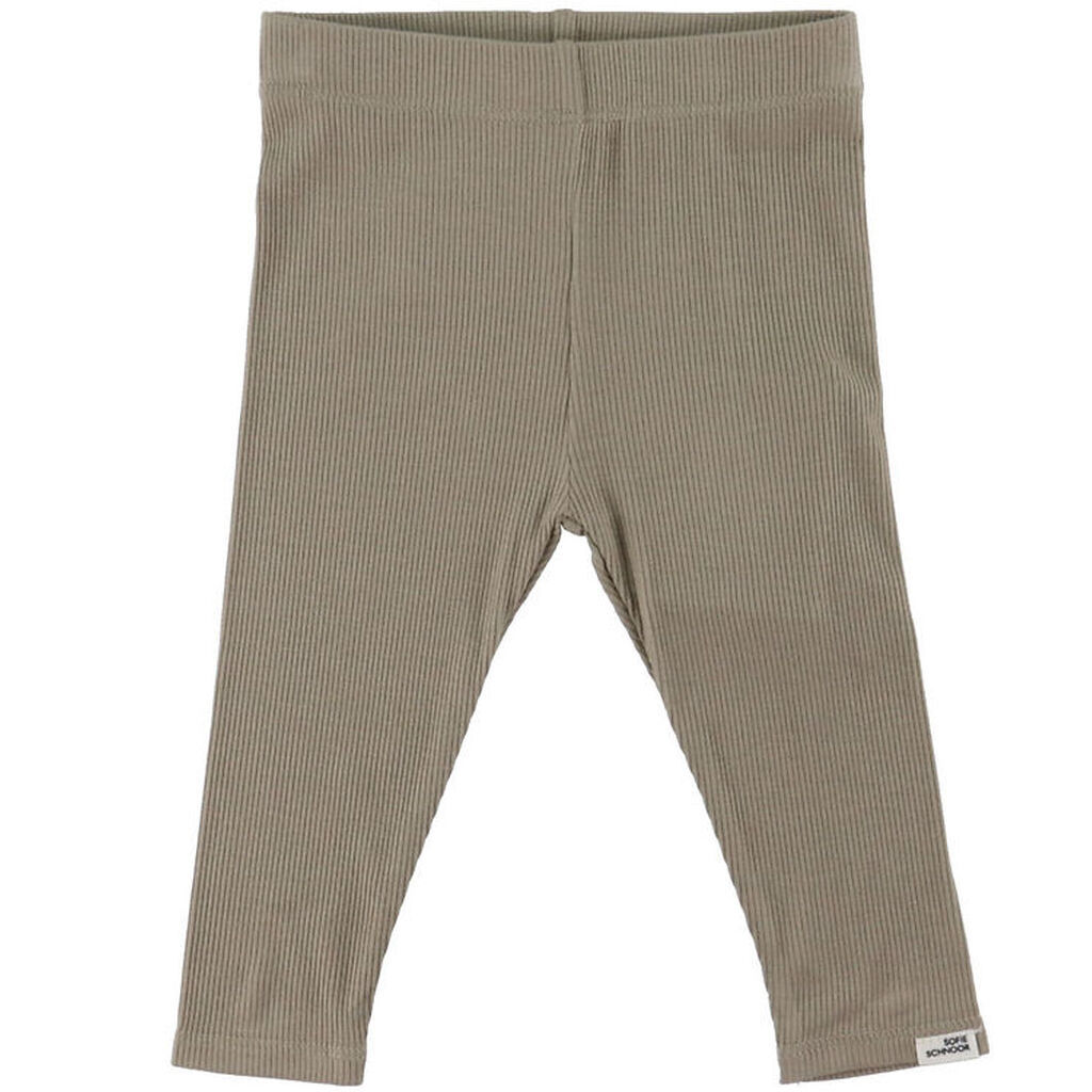 Sofie Schnoor Leggings - Rib - Nalinesb - Dark Sand