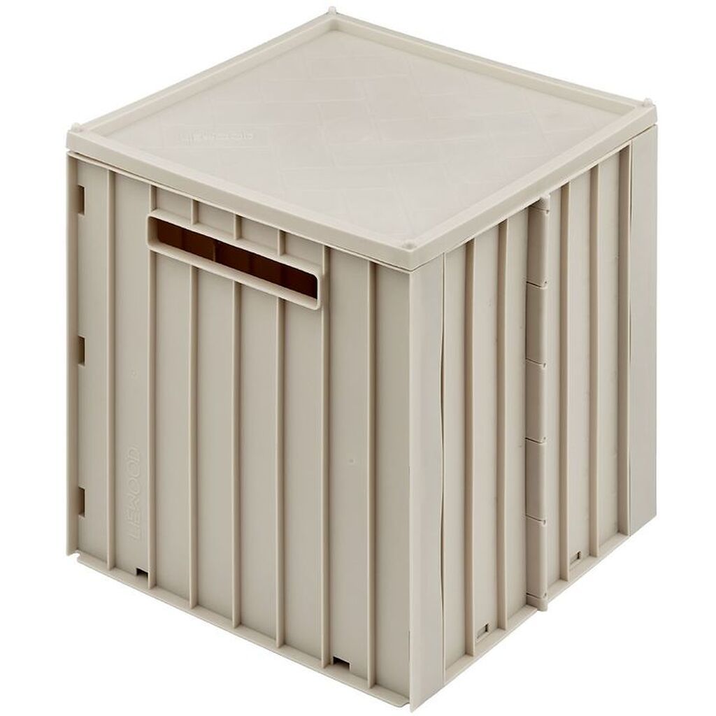 Liewood Foldekasse m. Låg - 30,5x32x31,5 cm - Elijah - Sandy