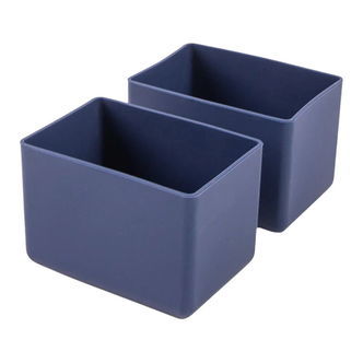 MontiiCo Indsatser - 2-pak - Bento Feast - Silikone - Navy