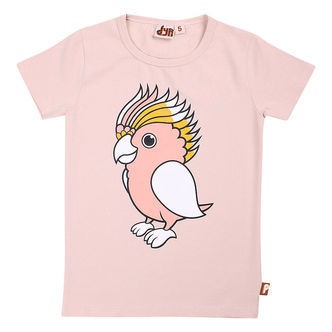 DYR T-shirt - DyrGrowl T - Lt Rose Papegoeje
