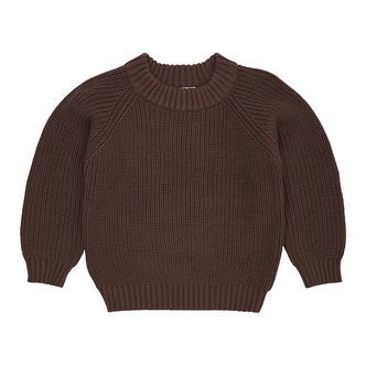 Copenhagen Colors Bluse - Strik - Dark Brown