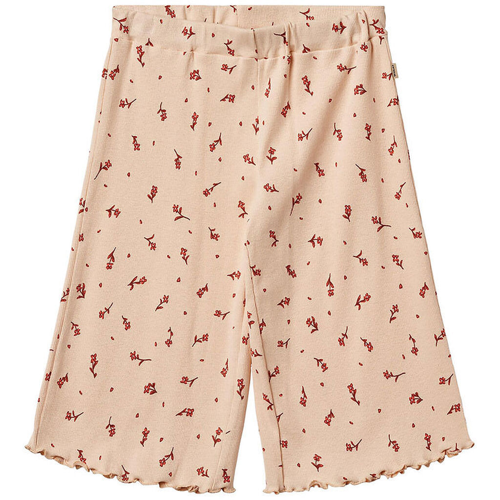 Wheat Bukser - 3/4 - Rib - Marena - Rose Water Flowers