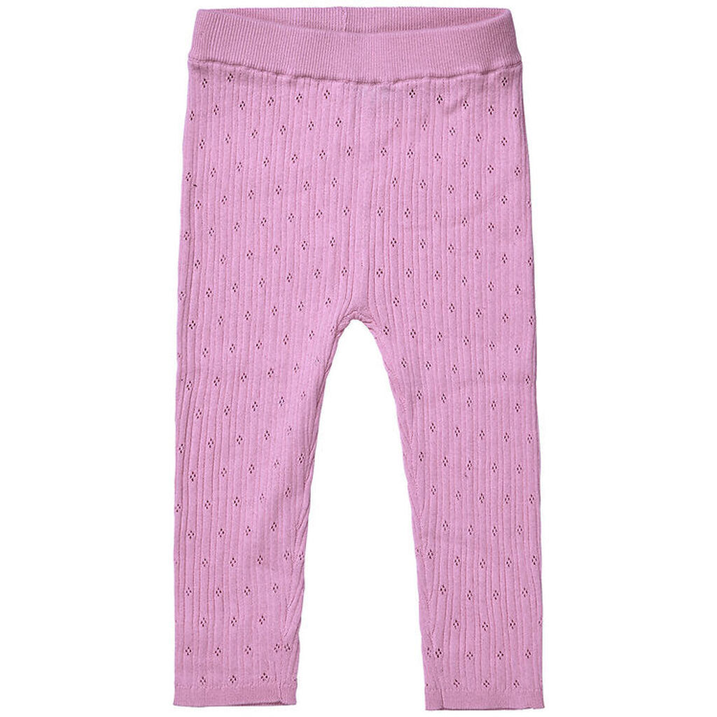 FUB Leggings - Rib - Pointelle - Orchid