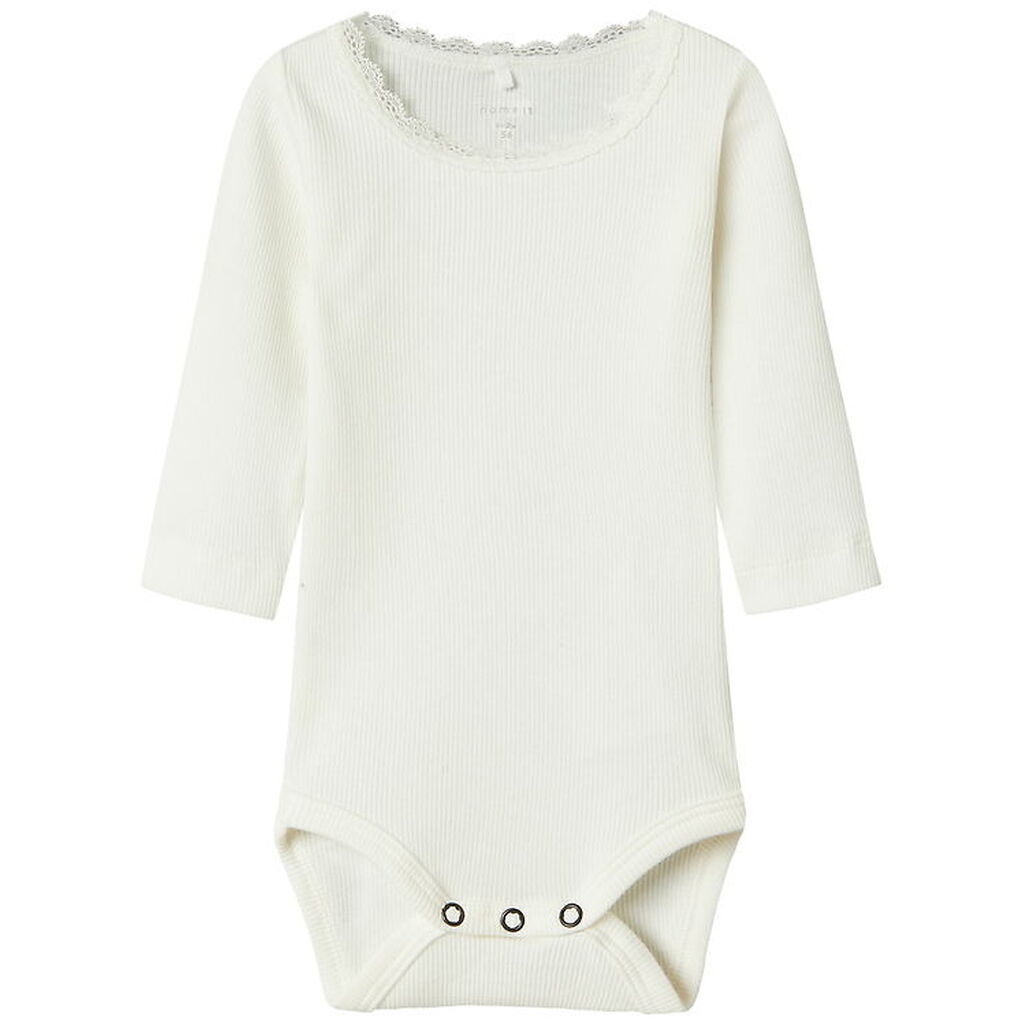 Name It Body l/æ - Rib - Noos - NbfKab - Cloud Dancer m. Blonde
